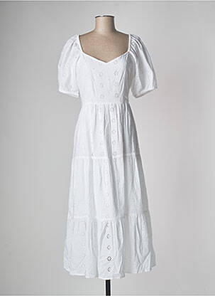 Robe longue blanc TIFFOSI pour femme