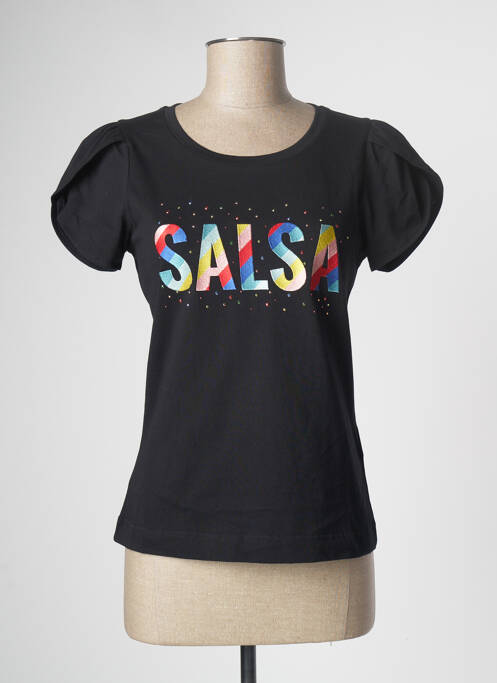 T-shirt noir SALSA pour femme