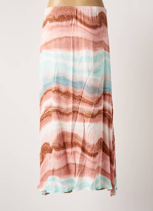 Jupe longue rose B.YOUNG pour femme