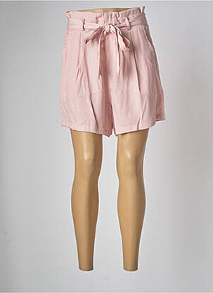 Short coupe fluide taille haute rose TIFFOSI femme