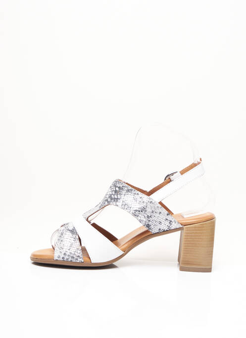 Sandales/Nu pieds blanc ELUE PAR NOUS pour femme