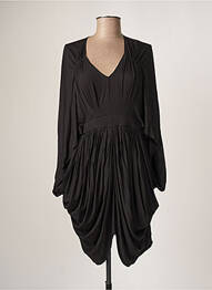 Tunique manches longues col v noir INDIES femme