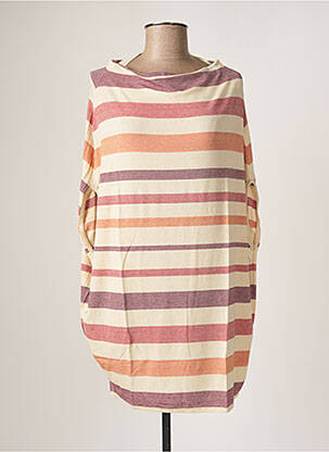 Tunique manches courtes manches manches chauves souris beige 077 femme