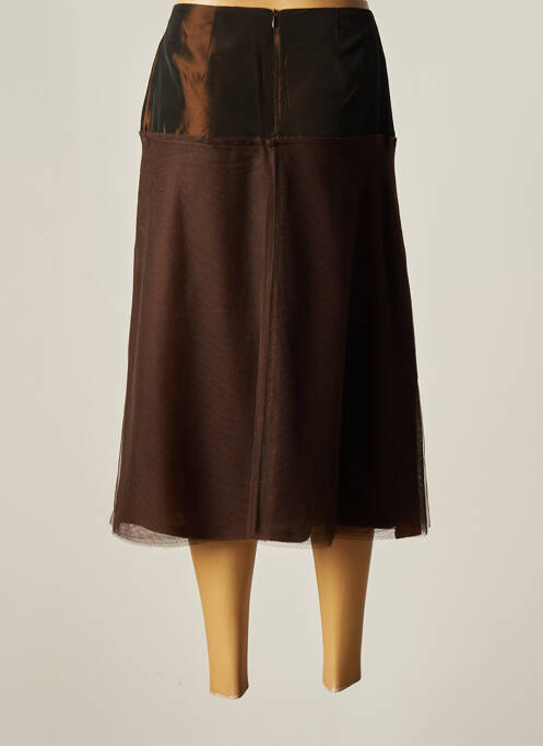 Jupe longue marron BETTY BOOM pour femme