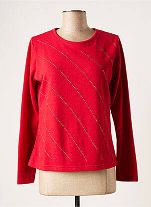 Pull rouge I.ODENA pour femme
