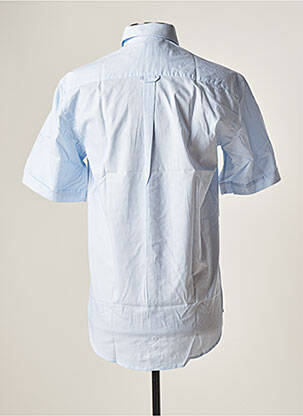 Chemise manches courtes imprimé fantaisie bleu BO homme