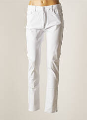 Jeans coupe slim blanc LEMON DRESS pour femme seconde vue