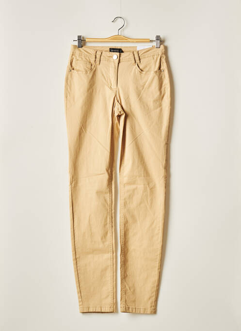 Pantalon droit beige BRANDTEX pour homme