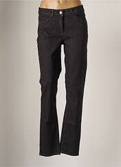 Jeans coupe slim noir BRANDTEX pour femme seconde vue