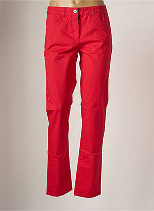 Pantalon slim rouge BRANDTEX pour femme