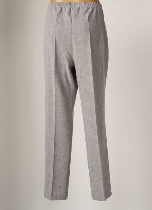 Pantalon droit gris FRANCE RIVOIRE pour femme