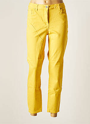 Pantalon 7/8 jaune COPENHAGEN pour femme