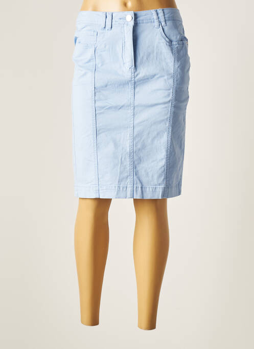 Jupe mi-longue bleu BRANDTEX pour femme