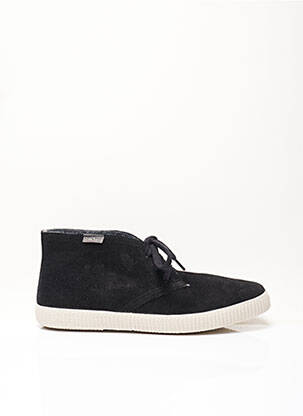 Baskets fourrée plateforme noir VICTORIA garcon