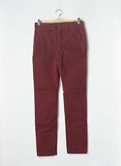 Pantalon chino rouge TELERIA ZED pour homme seconde vue