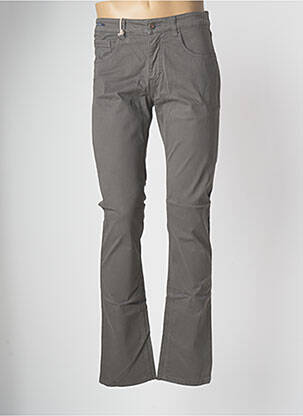 Pantalon slim gris TELERIA ZED pour homme