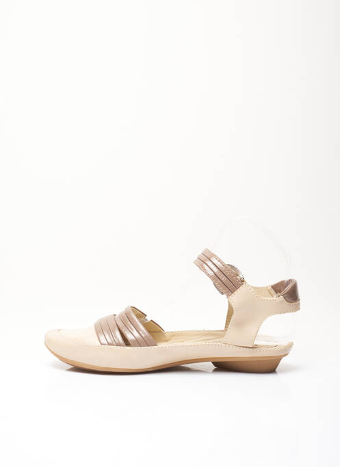 Sandales/Nu pieds beige MAM'ZELLE pour femme