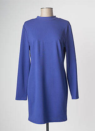 Robe courte bleu LUMINA pour femme