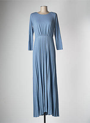 Robe longue bleu CARLA MONTANARINI pour femme