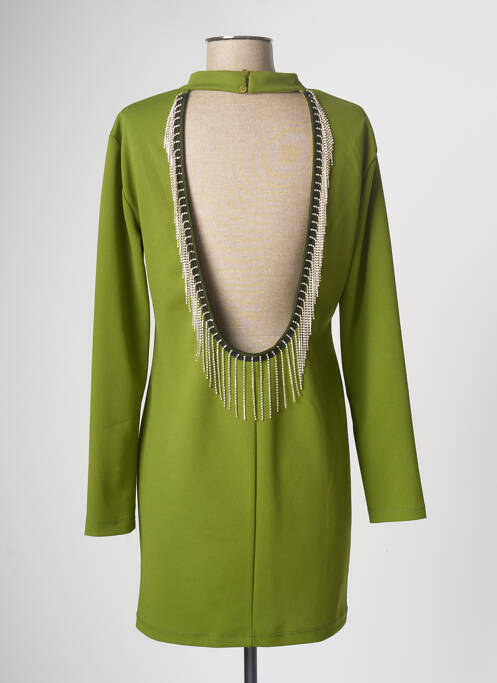 Robe courte vert LUMINA pour femme