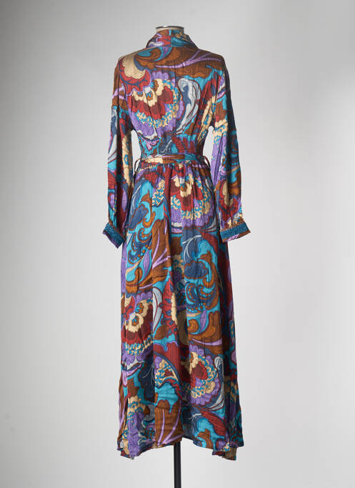 Robe longue bleu ANGELA DAVIS pour femme