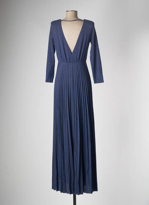 Robe longue bleu CARLA MONTANARINI pour femme