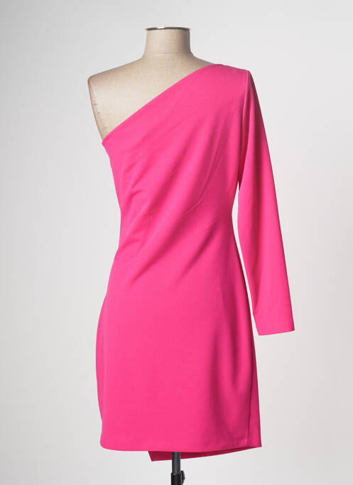 Robe mi-longue rose ANGELA DAVIS pour femme