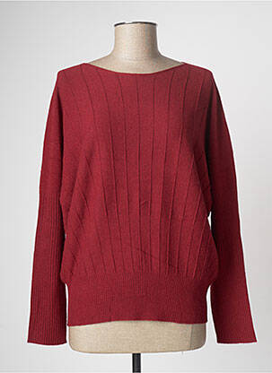 Pull rouge CARACTERE pour femme