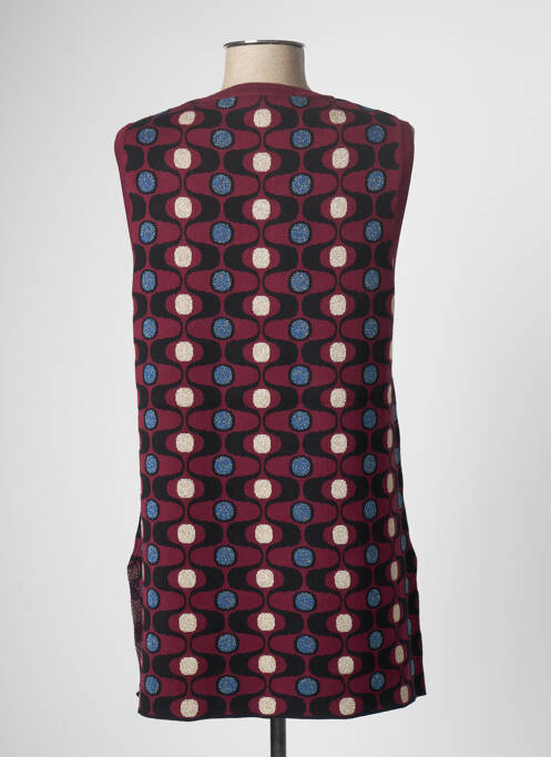 Pull tunique rouge ANGELA DAVIS pour femme