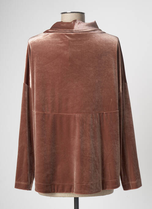 Top marron CARLA MONTANARINI pour femme