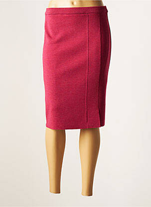 Jupe mi-longue taille normale rose ALDO COLOMBO femme