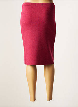 Jupe mi-longue taille normale rose ALDO COLOMBO femme