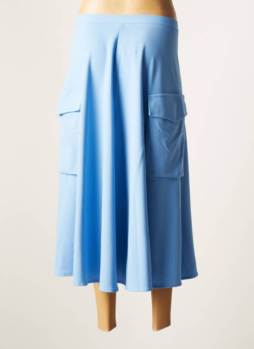 Jupe longue bleu LUMINA pour femme
