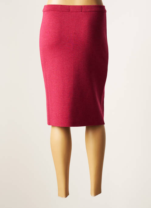Jupe mi-longue rose ALDO COLOMBO pour femme