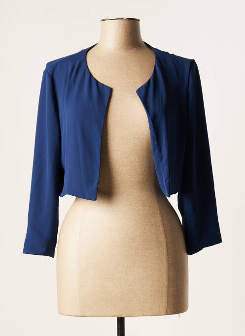 Veste chic bleu CARLA MONTANARINI pour femme