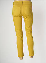 Pantalon slim jaune CARACTERE pour femme seconde vue