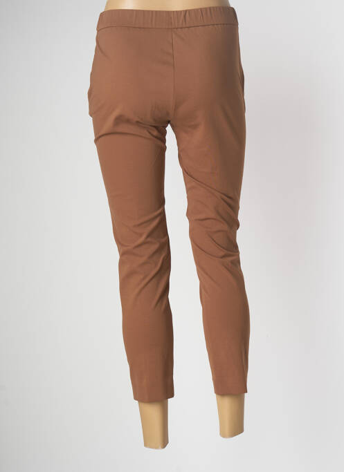 Pantalon 7/8 marron ANGELA DAVIS pour femme