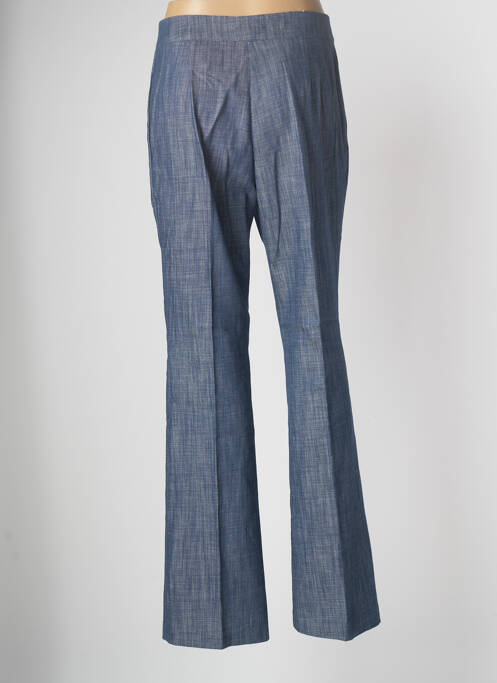 Pantalon droit bleu ANGELA DAVIS pour femme