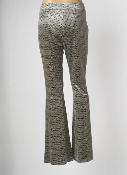 Pantalon flare vert CARLA MONTANARINI pour femme