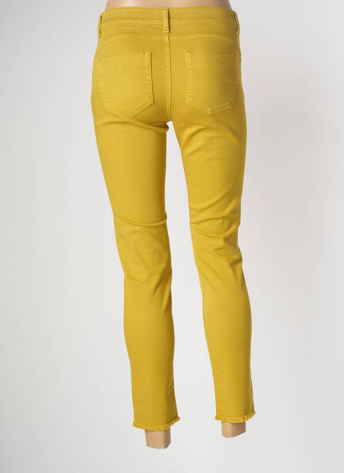 Pantalon slim jaune CARACTERE pour femme