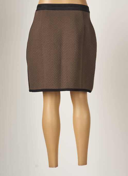 Jupe mi-longue vert MALOKA pour femme