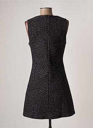 Robe courte sans manche sans manche gris DESIGUAL femme
