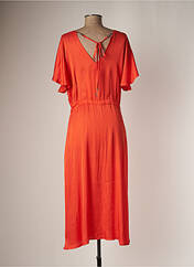 Robe mi-longue orange LA PETITE FRANCAISE pour femme seconde vue