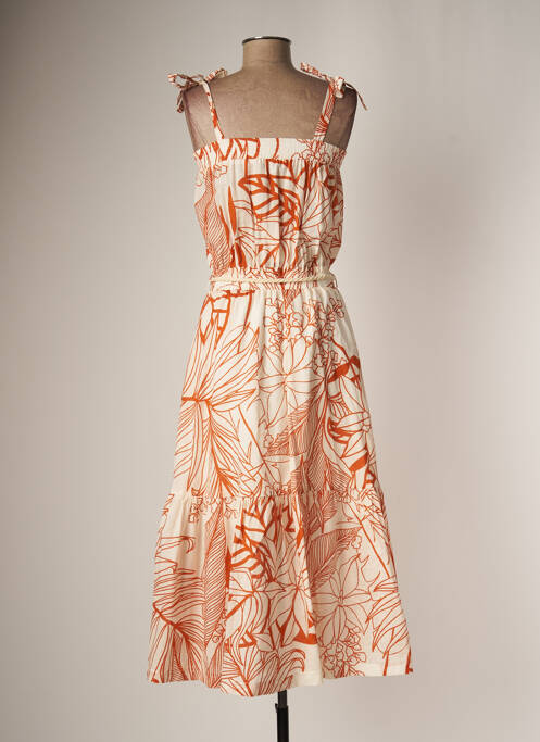 Robe longue orange LA PETITE FRANCAISE pour femme