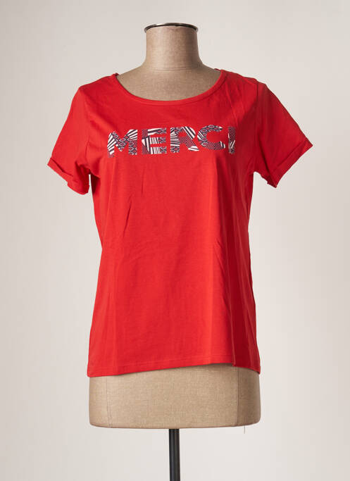 T-shirt rouge LA FIANCEE DU MEKONG pour femme