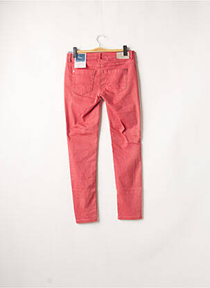 Jeans coupe slim broderie rivets taille normale rose STREET ONE femme