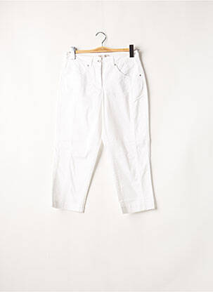 Pantacourt stretch taille normale blanc BRANDTEX femme