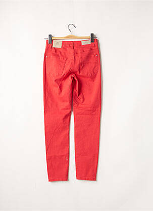Pantalon slim stretch taille normale rouge BRANDTEX femme