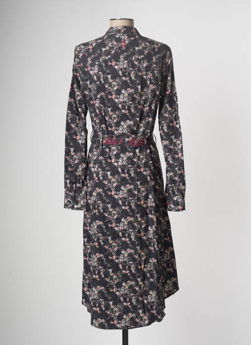 Robe mi-longue noir BLACK WELLIS pour femme