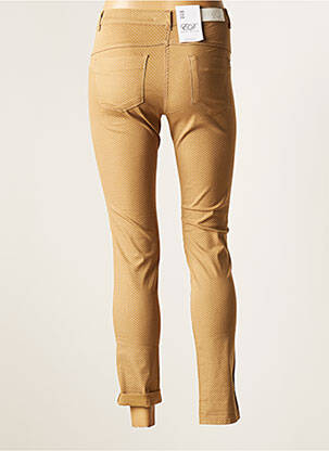 Pantalon 7/8 stretch taille normale marron EAST DRIVE femme